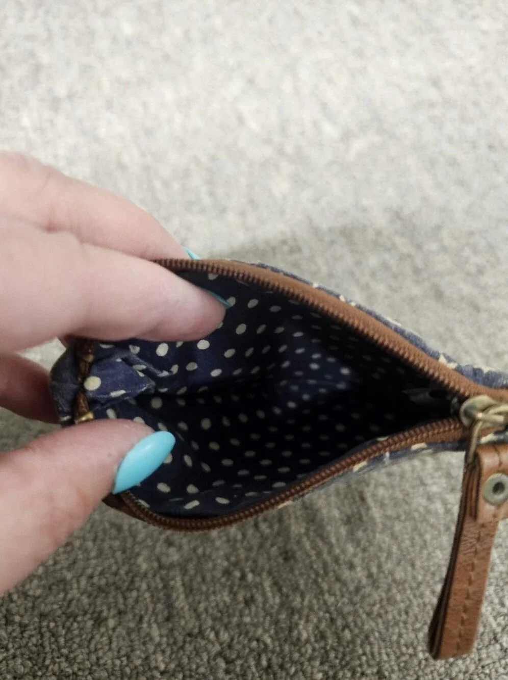 Coin Purse - Patriotic Red, White & Blue Print